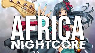 NIGHTCORE Africa  Weezer [upl. by Sueddaht]