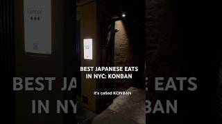 BEST JAPANESE EATS IN NYC KONBANfoodieadventures nyceats nycfoodies [upl. by Mond]