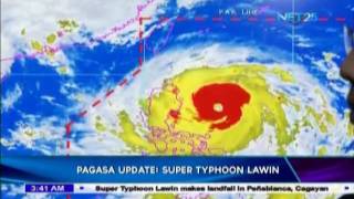 quotLawinquot makes landfall in Cagayan to exit via Ilocos Norte this morning [upl. by Ermey]