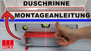 Duschrinne einbauen und abdichten So einfach geht’s mit ACO Ebene Dusche nachträglich einbauen [upl. by Bethesda]