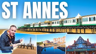 Why You SHOULD Visit St AnnesOnTheSea  Seafront TOUR Lancashire [upl. by Edmea500]