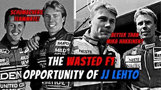 Tragic F1 Career Of JJ Lehto [upl. by Ttayw]