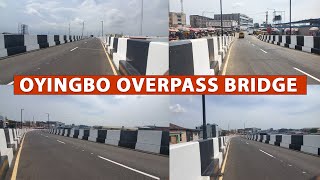 THE NEW OVERPASS BRIDGE IN OYINGBO LAGOS  LAGOS RED LINE INFRASTRUCTURE [upl. by Ennairol909]