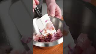 Ceviche in Frozen Hollandaise sauce foodie chef cooking [upl. by Schreibman]