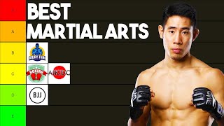 Best Martial Arts Ranked By PRO MMA Fighter [upl. by Suiramad]