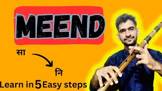 Meend Flute Tutorial  Meend in Flute  Flute Ornamentation Techniques [upl. by Acinomaj]