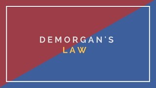 demorgans law [upl. by Hector]