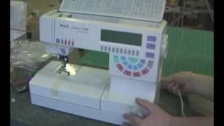 Start Sewing with Pfaff 7550  Part 1 [upl. by Yatnod]