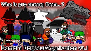 FNFBambis RageoutAggrivation v41  FULL MOD SHOWCASEHARD AS HELLLOUD SOUND [upl. by Virgilio]