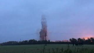 Fawley Power Station Chimney Demolition  31st October 2021 [upl. by Lindahl]