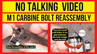 Fast amp Easy M1 Carbine Bolt Reassembly With This Tool [upl. by Lothair]