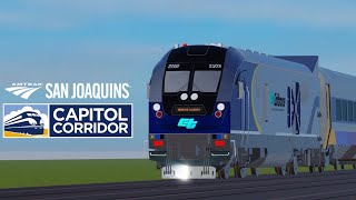 New CalTrans Siemens Charger Sound test Capitol Corridor Train Simulator [upl. by Daniele]