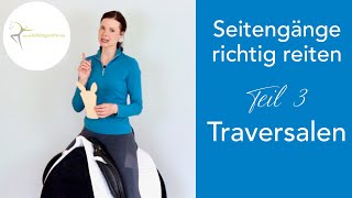 Seitengänge Teil 3  Traversalen richtig reiten [upl. by Mell]