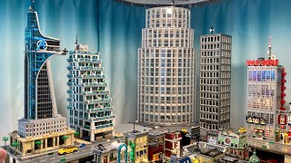 Placed LEGO Avengers Tower and New Year Progress Overview  JuMa City 20 Update 7 [upl. by Eneres]