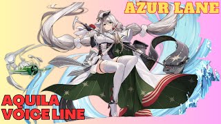 AZUR LANE  Aircraft Carrier Aquila Voice Line quot Japanese Audio quot [upl. by Idnahr]