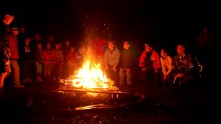 Gilwell campfire 3  Sitting on an invisible bench skit  March 2014 [upl. by Cindelyn]