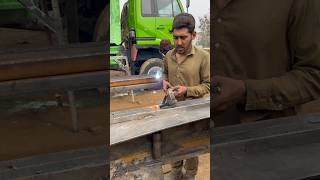 Truck Chassis Strengthening process viral youtubeshorts shortsvideo foryou [upl. by Mikael]