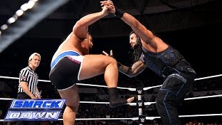 Roman Reigns vs Rusev SmackDown January 02 2015 [upl. by Sunny]