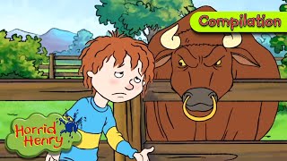 Henry and the Killer Bull  Horrid Henry Compilation  Cartoons for Kids [upl. by Haron]