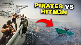 This is how they KLL Somali pirates at sea [upl. by Attenauq]