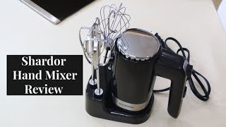 Shardor Hand Mixer Review  Best Budget Hand Mixer  Amy Learns to Cook [upl. by Allimrac]