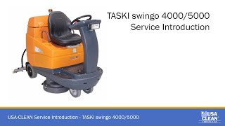 TASKI swingo 40005000 Service Introduction Video [upl. by Cavit93]