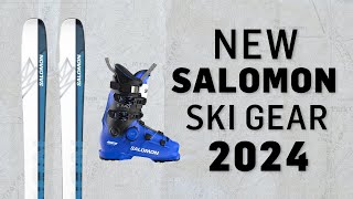 NEW 2024 Gear From Salomon BOA Ski Boots amp QST Echo 106 Ski [upl. by Lehplar]