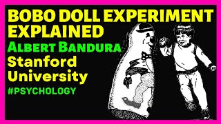 The Bobo Doll Experiment By Albert Bandura  Social Learning Theory  Psychology [upl. by Thenna]