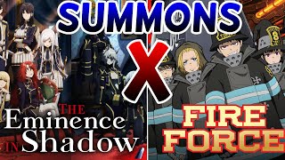 NEW FIRE FORCE COLLAB SUMMONS  Master of GardenEminence in Shadow Mobile Game [upl. by Burns]