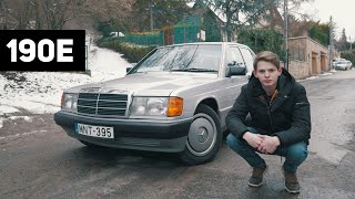 Mercedes 190E használtteszt  a Baby Benz W201 [upl. by Einnaej]