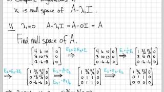 Eigenvalue and Eigenvector Computations Example [upl. by Jola919]