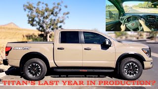 Test Driving the 2024 Nissan Titan Pro4X POV Drive [upl. by Holt209]