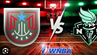 ATLANTA DREAM VS NEW YORK LIBERTY PLAYOFFS LIVE SCORE  WNBA SEASON 2024  ROUND 1 [upl. by Kcyrred]