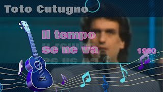 Toto Cutugno il tempo se ne va  Karaoke [upl. by Funk]