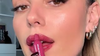 Lip Gloss Review Compilation😘☺️ So Juicy and Glossy😍 can watch it all day😱 [upl. by Carlisle366]