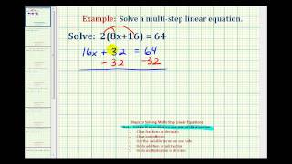 Ex 1 Solve an Equation with Parentheses [upl. by Samp]