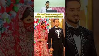 Iffat shaikh controversy with adnaan 07 wife converted islam vairalvideo shortvideo adnan07 [upl. by Yearwood]