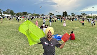 Flying Kites On Makar Sakranti 😱 Patangbazi in Australia 😰 Pakistani Tukkal  Manja [upl. by Nairod79]