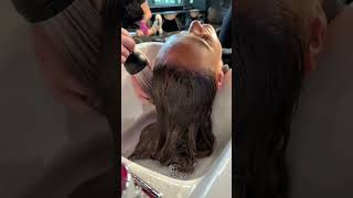 Testing out BLACK SHAMPOO beautyschool shampooreview hairproducts hairstylist [upl. by Prospero]