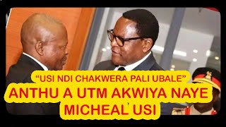 CHAKWERA WAMUTUMA MICHEAL USI KUTI ASAPITE NAWO KU CONVENTION ANTHU A UTM AKWIYA [upl. by Zetnom]