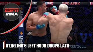 Navajo Stirling ONEPUNCH KO of Phil Latu at Dana White’s Contender Series  ESPN MMA [upl. by Atelra]