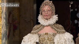 Alexander McQueen FallWinter 201314  Paris Fashion Week PFW  FashionTV [upl. by Ydnab954]