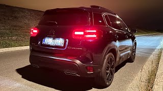 CITROEN C5 Aircross 2023 at night  impressive LED lights 3D navigation amp MOOD LIGHTING [upl. by Grayce]