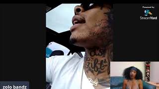 REACTION Zolo Bandz Driving LIVs CAR [upl. by Nowd]