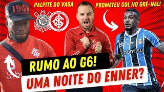 INTER EM CAMPO PARA ENTRAR NO G6  NOITE DE VALENCIA  EDENÍLSON PROMETEU GOL NO GRENAL PALPITE [upl. by Harl]