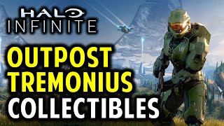 Outpost Tremonius All Collectibles Location Spartan Core Audio Log Mjolnir Locker  Halo Infinite [upl. by Henryson]