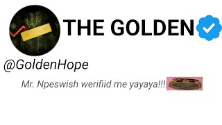 i verified the golden [upl. by Tamah]