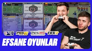 Efsane FIFA ve PES Oyunlarını Denedik [upl. by Anaxor]