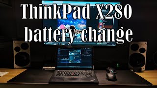 ThinkPad X280 battery change [upl. by Asek880]