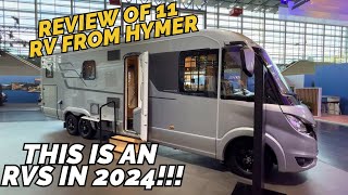 Review of 11 RVs from Hymer This is an Motorhomes in 2024  OLVI Life [upl. by Nylsaj325]